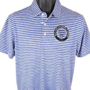 Mayo Clinic Polo Shirt Mens Size Small Blue Alix School Of Medicine Striped